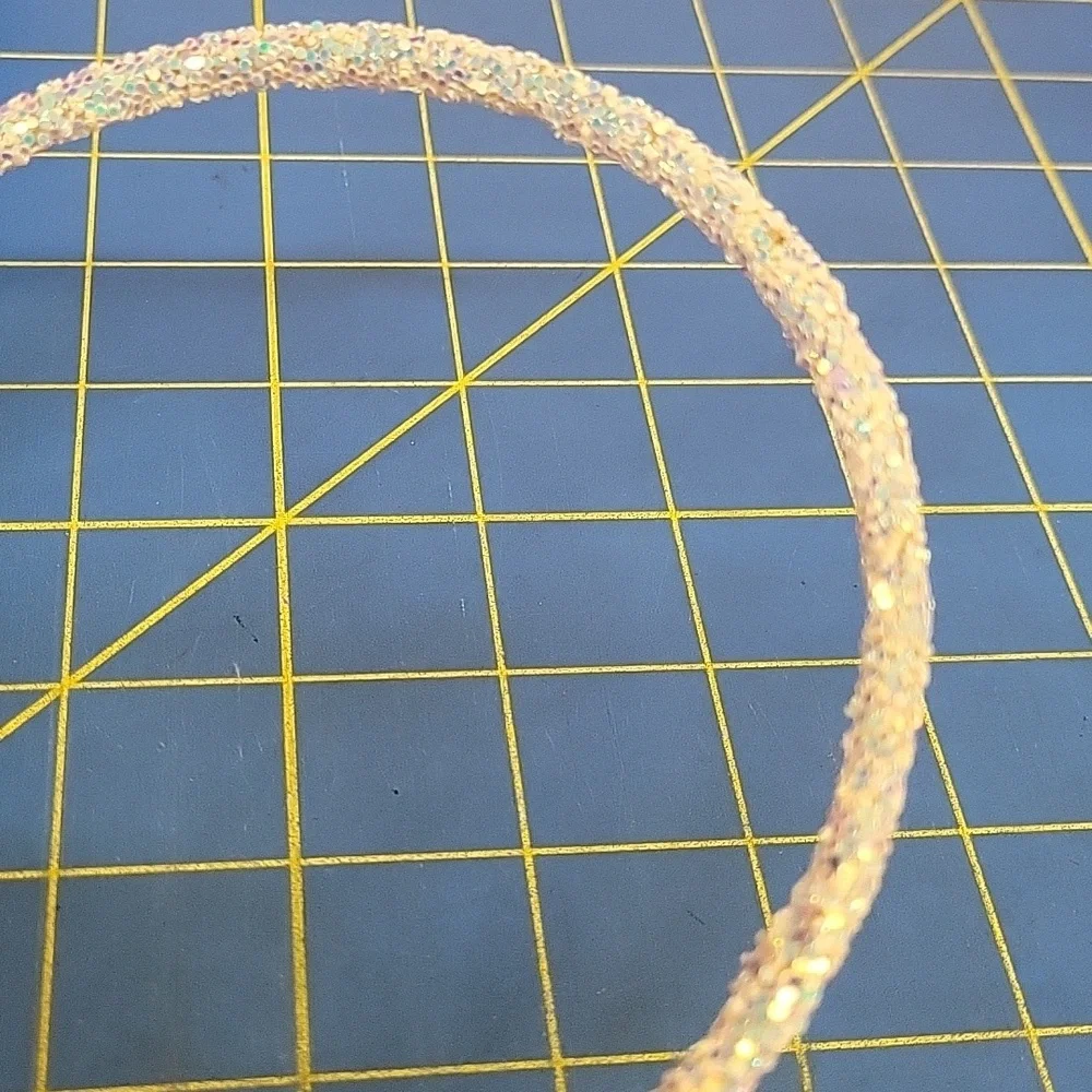 Glittery Thin Headband Set of 5 - Multicolor #9
